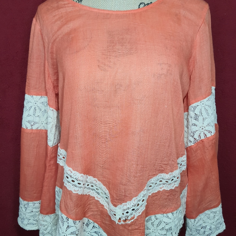 Altar'd State Orange Boho Small - Picture 1 of 4